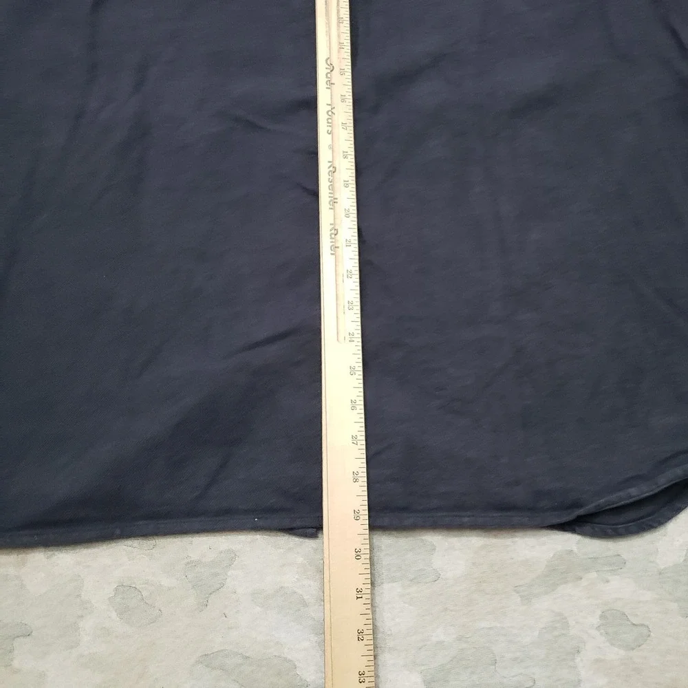 the North Face Shirt Mens 2XL Blue Pockets Long Sleeve Button-Up Chamois Outdoor